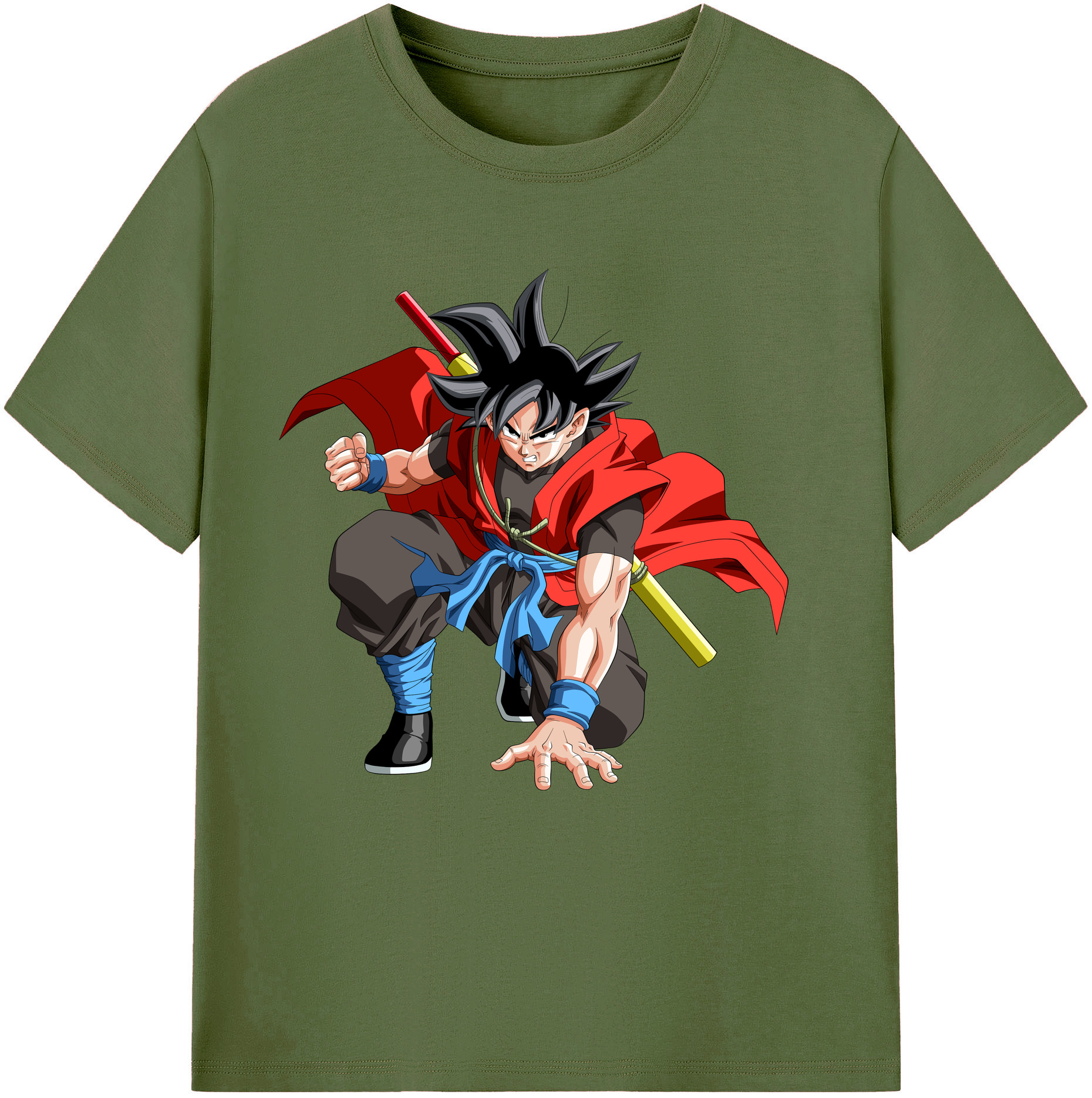 （画像用） ドラゴンボール 孫悟空（そん ごくう）Son Goku カカロット DRAGON BALL Kakarotto 綿100％半袖Tシャツ（フロントプリント）